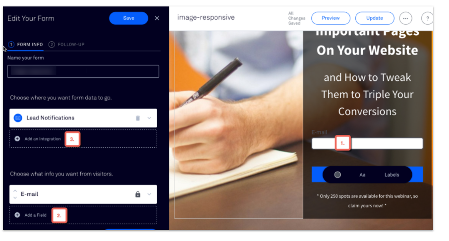 Leadpages Drag & Drop Leadboxes for Opt-in forms