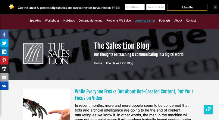 Image result for 7. The Sales Lion screenshot